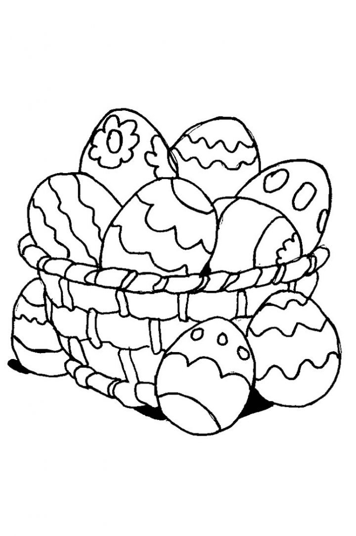 Coloriage Paques – Oeufs De Paques À Décorer encequiconcerne Dessin Pour Paques