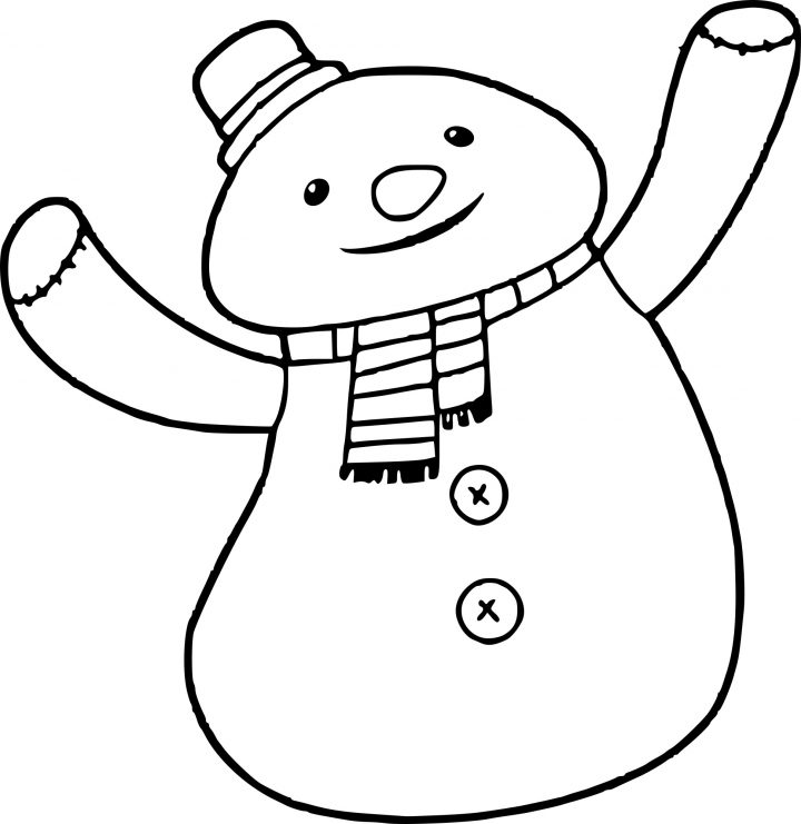 Coloriage Peluche Bonhomme De Neige À Imprimer tout Dessin Bonhomme De Neige A Imprimer