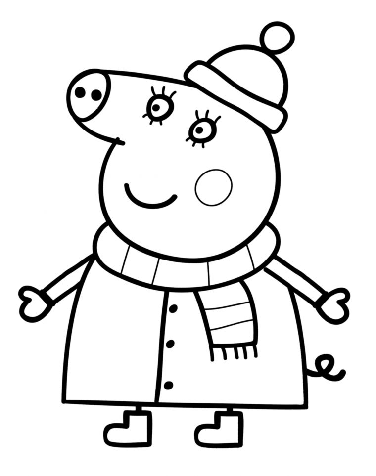 Coloriage Peppa Pig À Colorier – Dessin À Imprimer | Peppa intérieur Peppa Pig A Colorier