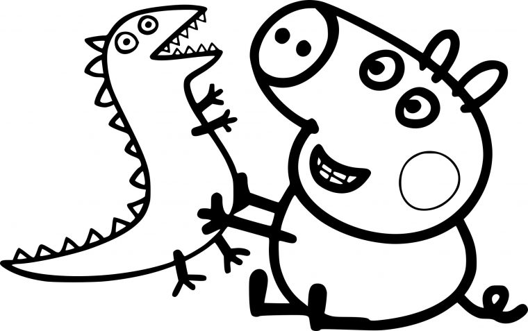 Coloriage Peppa Pig À Imprimer Sur Coloriages concernant Peppa Pig A Colorier