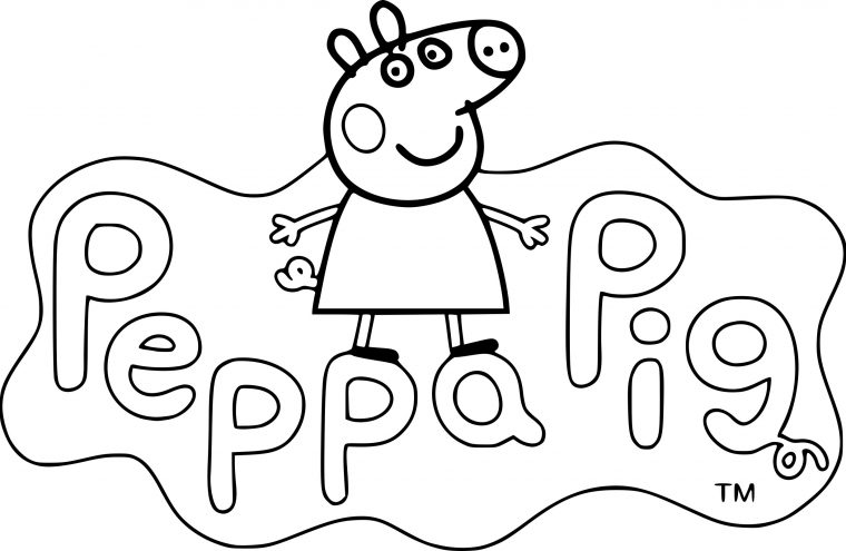 Coloriage Peppa Pig Dessin À Imprimer Sur Coloriages pour Peppa Pig A Colorier