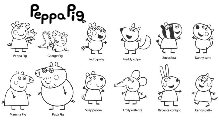 Coloriage Peppa Pig – Les Beaux Dessins De Dessin Animé À encequiconcerne Peppa Pig A Colorier