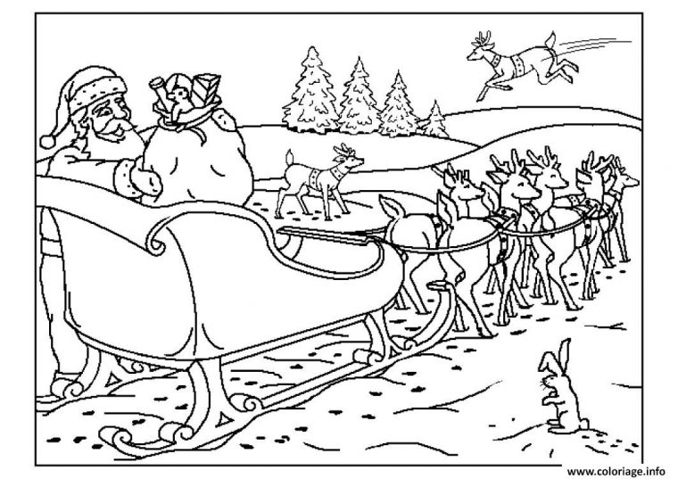 Coloriage Pere Noel 26 Dessin destiné Coloriage De Père Noel Gratuit A Imprimer