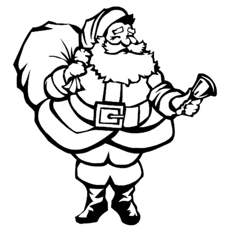 Coloriage Père Noël En Ligne Gratuit À Imprimer à Coloriage De Pere Noel A Imprimer Gratuitement