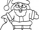 Coloriage Père Noël Facile À Imprimer avec Coloriage De Père Noel Gratuit A Imprimer