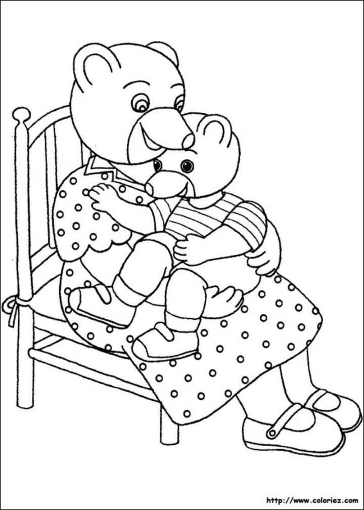 Coloriage – Petit Ours Brun concernant Coloriage De Petit Ours Brun