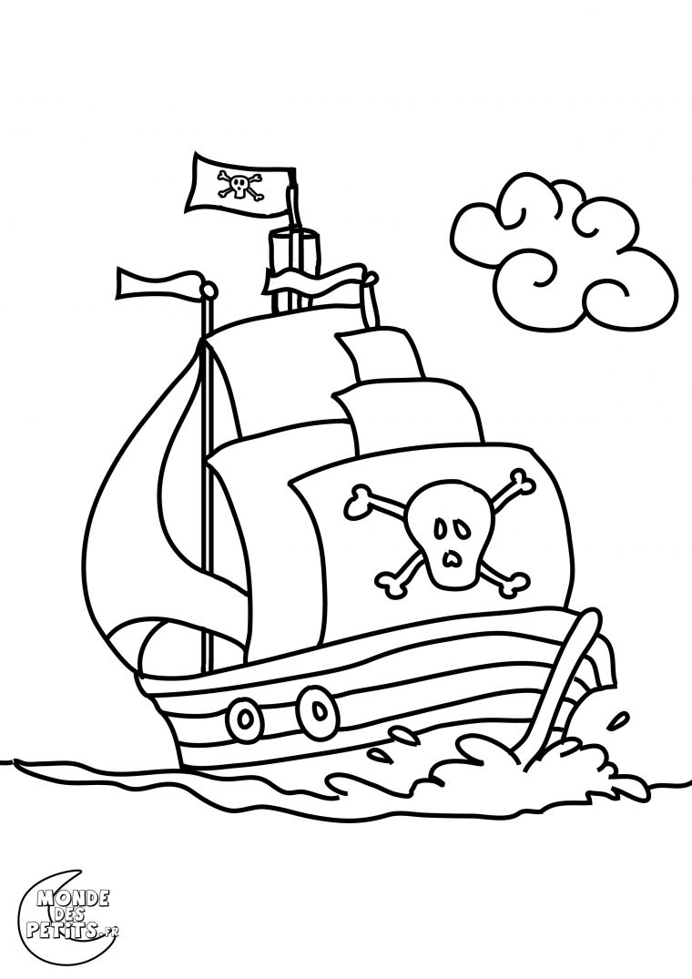 Coloriage Pirate À Colorier – Dessin À Imprimer | Coloriage destiné Dessin A Imprimer De Pirate