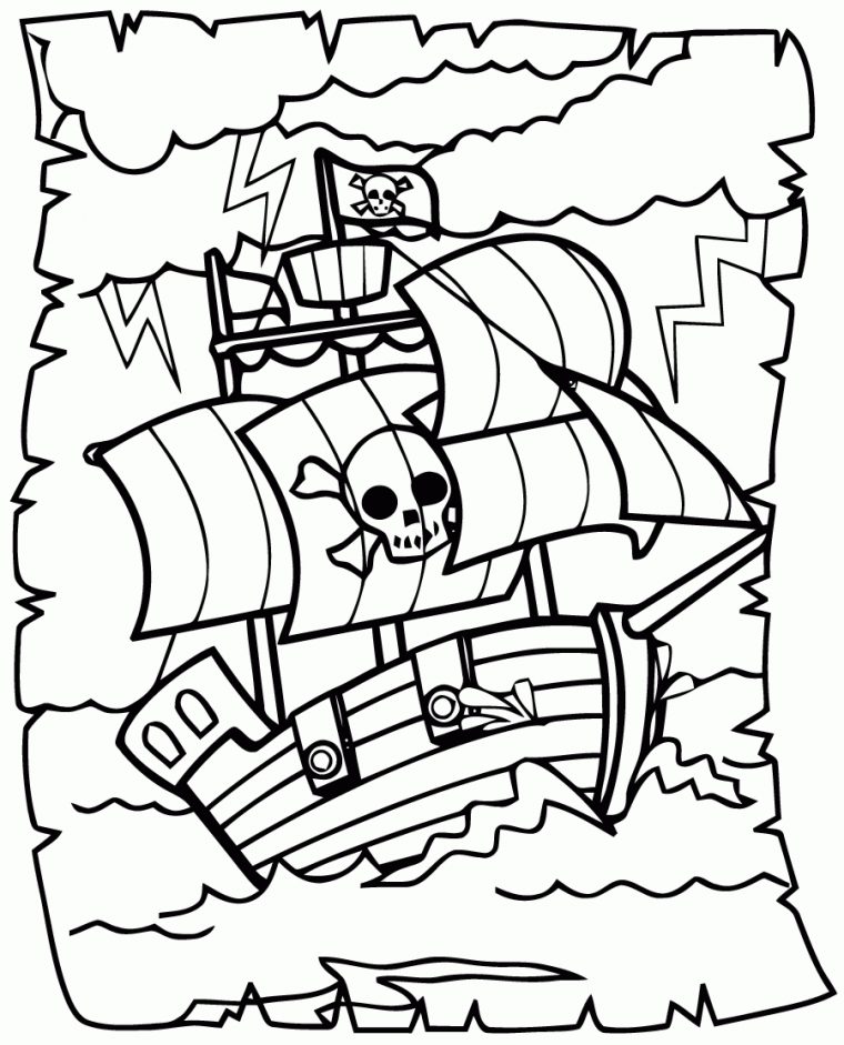 Coloriage Pirate À Colorier – Dessin À Imprimer | Coloriage destiné Dessin A Imprimer De Pirate