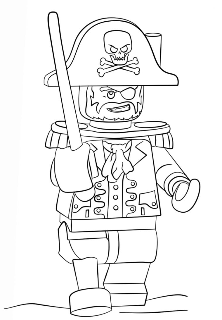 Coloriage Pirate Lego Dessin Gratuit À Imprimer pour Dessin A Imprimer De Pirate