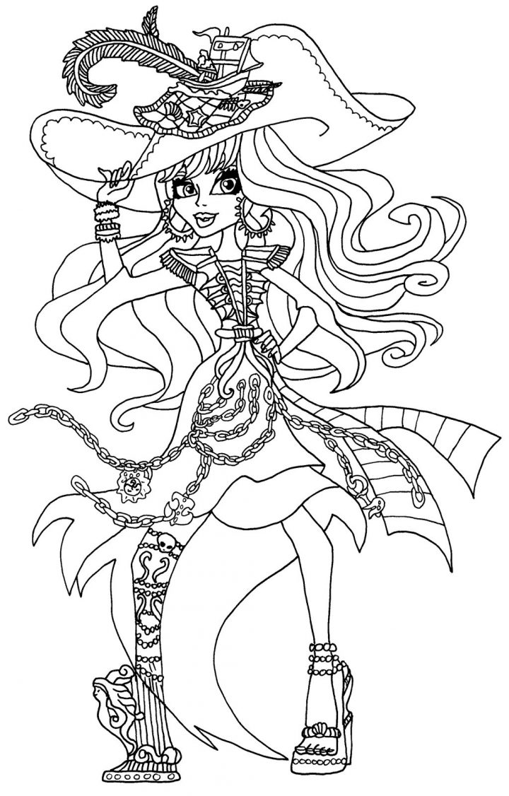 Coloriage Pirate Monster High À Imprimer tout Image Monster High A Imprimer