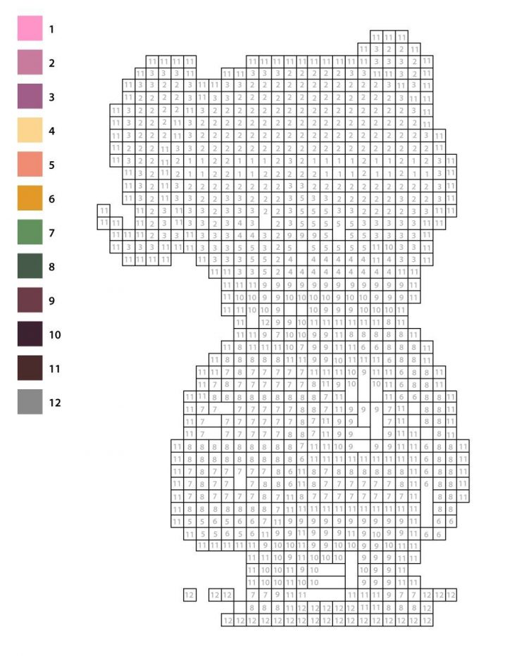 Coloriage Pixel Art Mystère À Numéros Pour Imprimer | Pixel concernant Pixel A Colorier