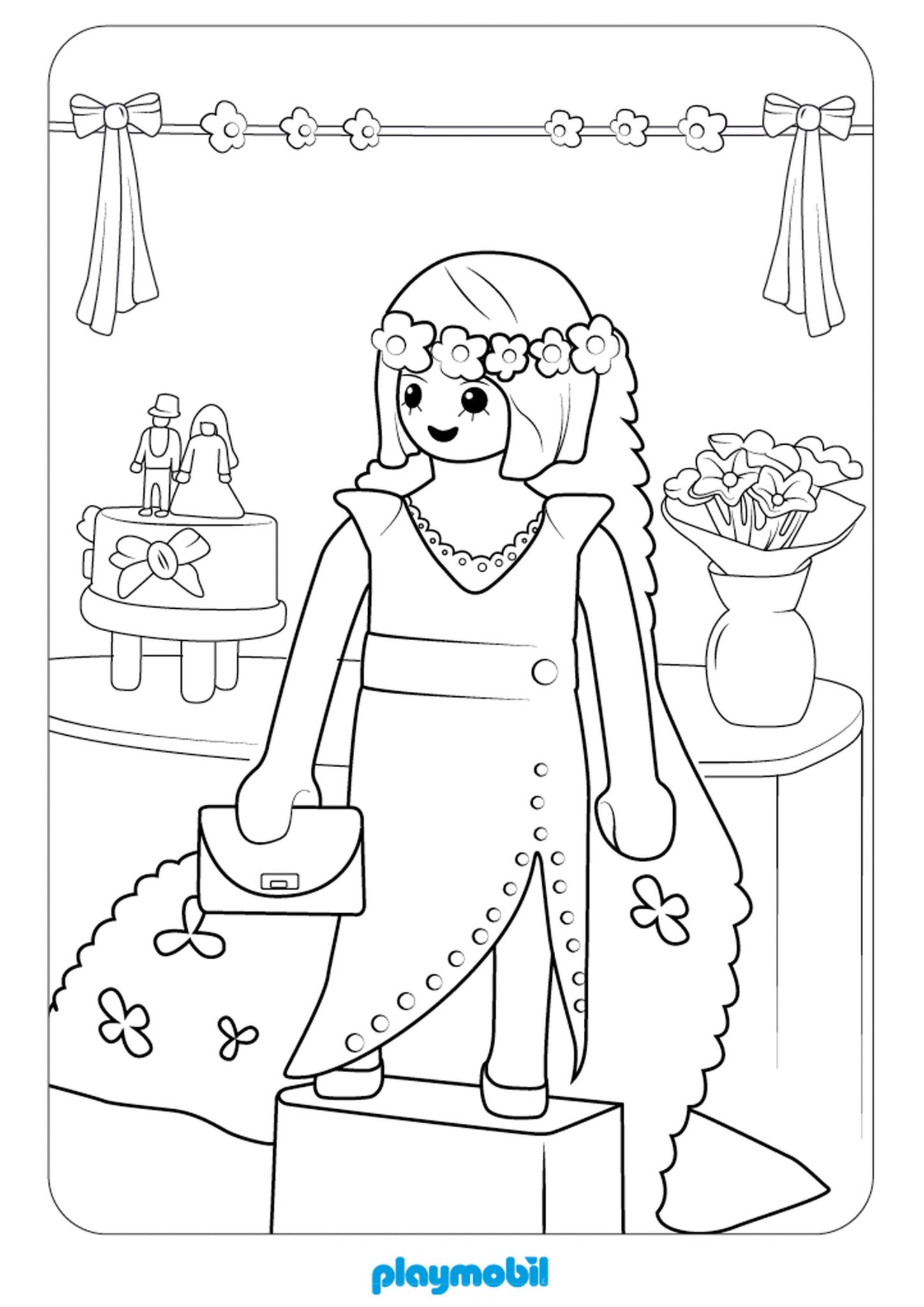 Coloriage Playmobil À Colorier Dessin À Imprimer à Coloriage A4