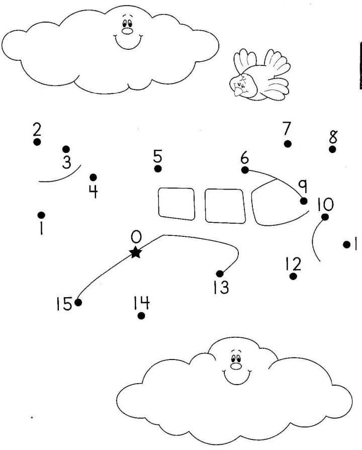 Coloriage Point À Point #5 (Éducatifs) – Coloriages À Imprimer destiné Jeux A Relier