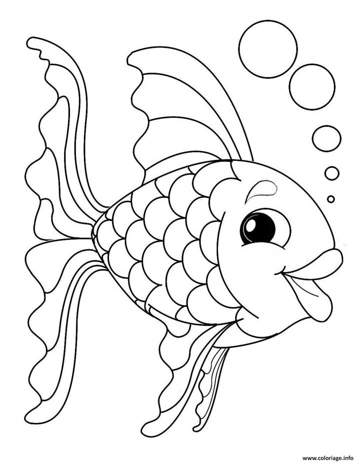 Coloriage Poisson Arc En Ciel Dessin concernant Arc En Ciel A Colorier