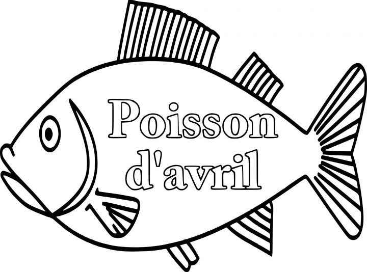 Coloriage Poisson D'avril Dessin À Imprimer Sur Coloriages destiné Dessin De Poisson D Avril A Imprimer