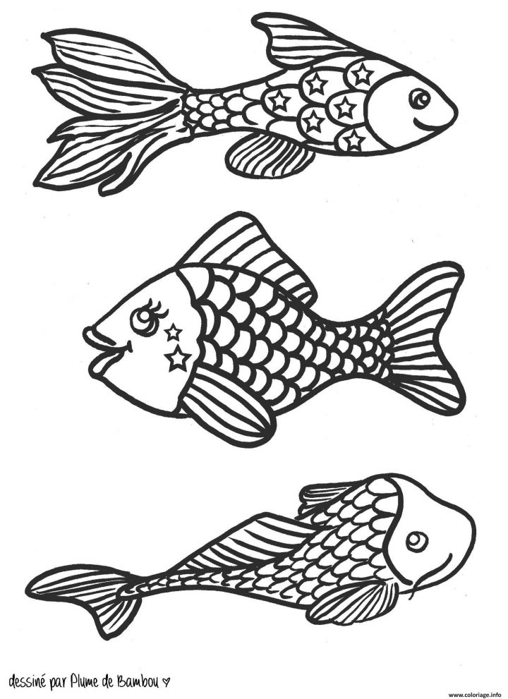 Coloriage Poisson Davril Par Plume De Bamdou Dessin tout Dessin De Poisson D Avril A Imprimer