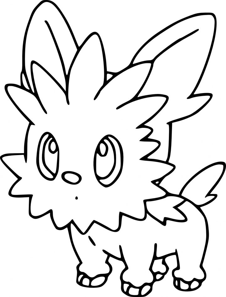 Coloriage Ponchiot Pokemon À Imprimer tout Coloriage De Chiot A Imprimer