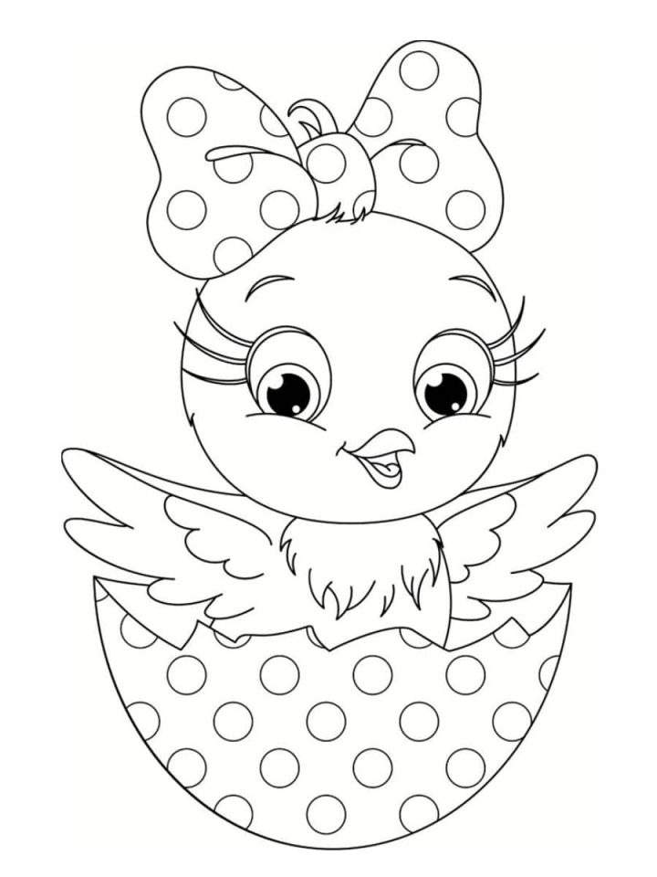 Coloriage Poussin : 30 Dessins À Imprimer Gratuitement destiné Coloriage A4 Imprimer Gratuit