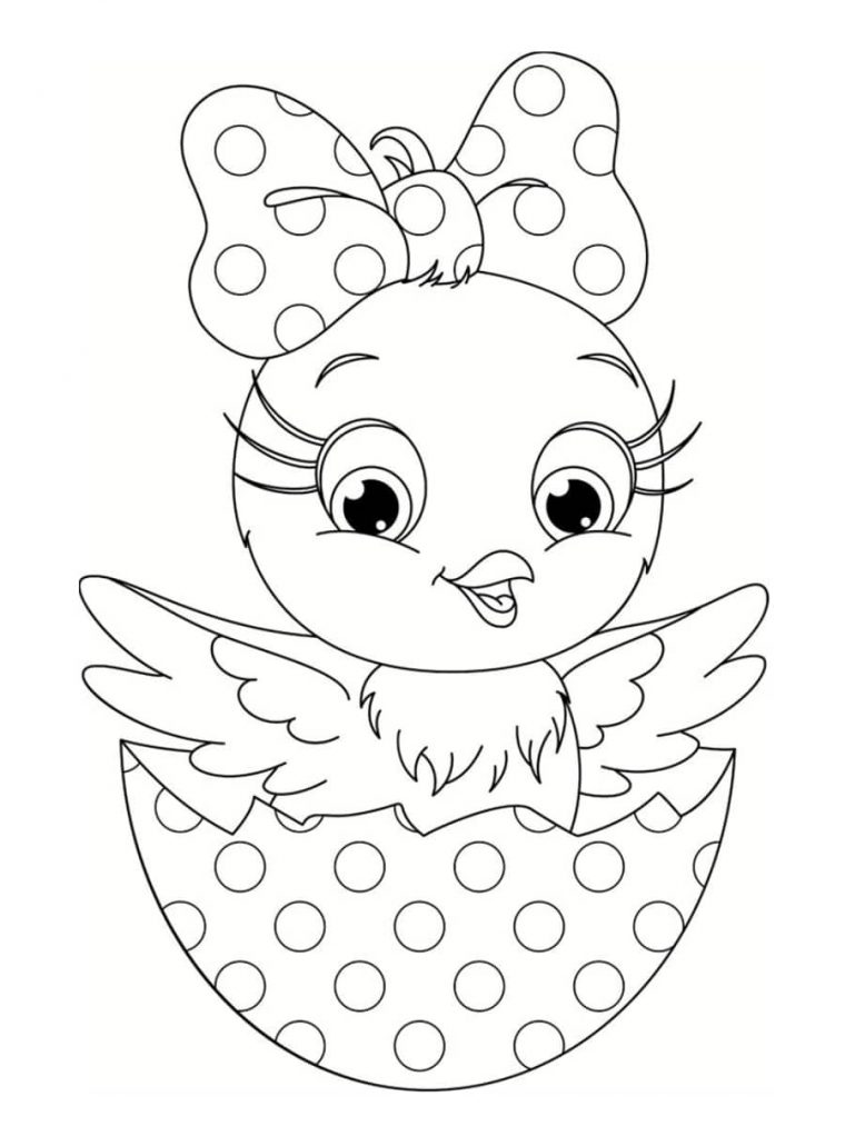 Coloriage Poussin : 30 Dessins À Imprimer Gratuitement pour Image A Colorier Gratuit A Imprimer