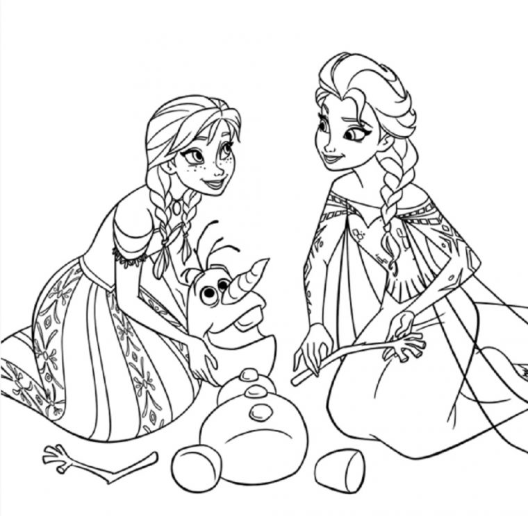 Coloriage Princesse À Imprimer (Disney, Reine Des Neiges, ) avec Image A Colorier Gratuit A Imprimer