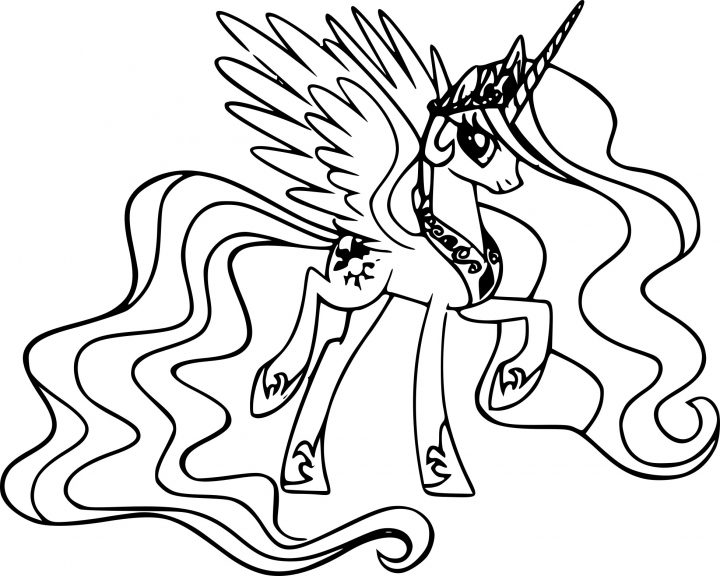 Coloriage Princesse Celestia Dessin À Imprimer Sur avec Coloriage Dora Princesse