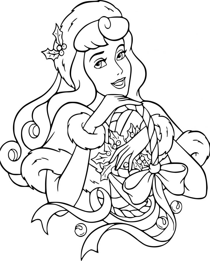 Coloriage Princesse Disney Noel À Imprimer Sur Coloriages tout Coloriage Princesses Disney À Imprimer