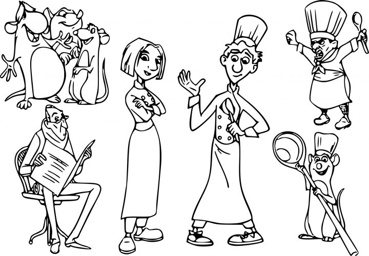 Coloriage Rauille Disney À Imprimer destiné Dessin Ratatouille