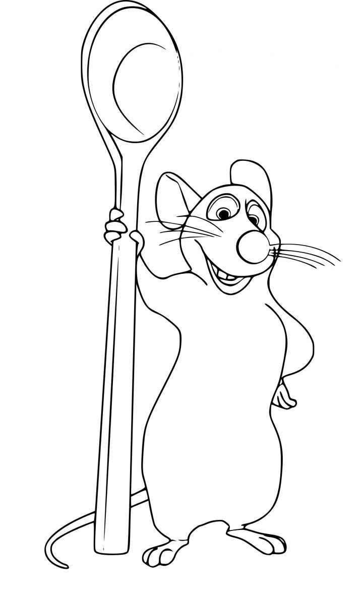 Coloriage Remy Rauille À Imprimer Sur Coloriages serapportantà Dessin Ratatouille