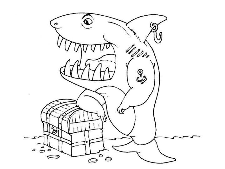 Coloriage Requin 29 – Coloriage Requins – Coloriages Animaux à Coloriage Requin À Imprimer