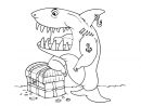 Coloriage Requin 29 - Coloriage Requins - Coloriages Animaux destiné Dessin De Requin À Imprimer