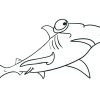 Coloriage - Requin Marteau | Coloriages À Imprimer Gratuits destiné Coloriage Requin À Imprimer