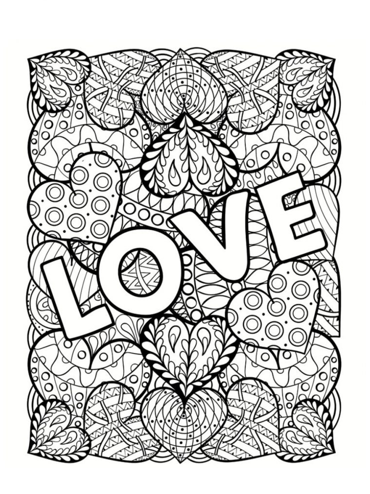 Coloriage Saint Valentin : 40 Dessins À Imprimer Gratuitement concernant Dessin À Découper