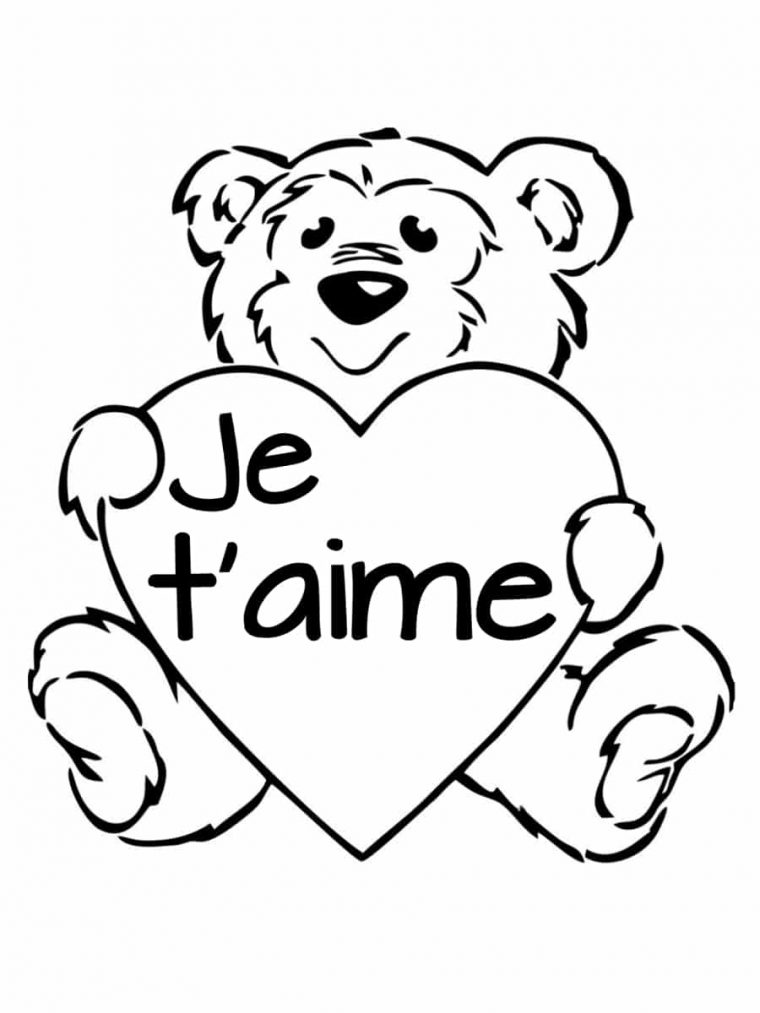 Coloriage Saint Valentin : 40 Dessins À Imprimer Gratuitement serapportantà Dessin Pour La Saint Valentin