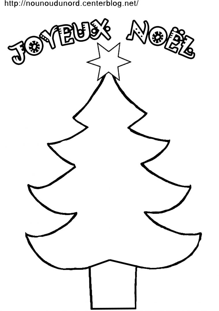 Coloriage Sapin De Noël dedans Coloriage De Sapin De Noel A Imprimer Gratuit