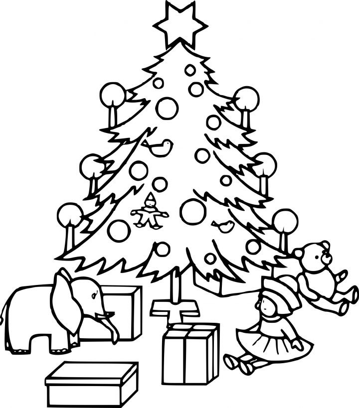 Coloriage Sapin De Noel Gratuit À Imprimer intérieur Coloriage A4 Imprimer Gratuit