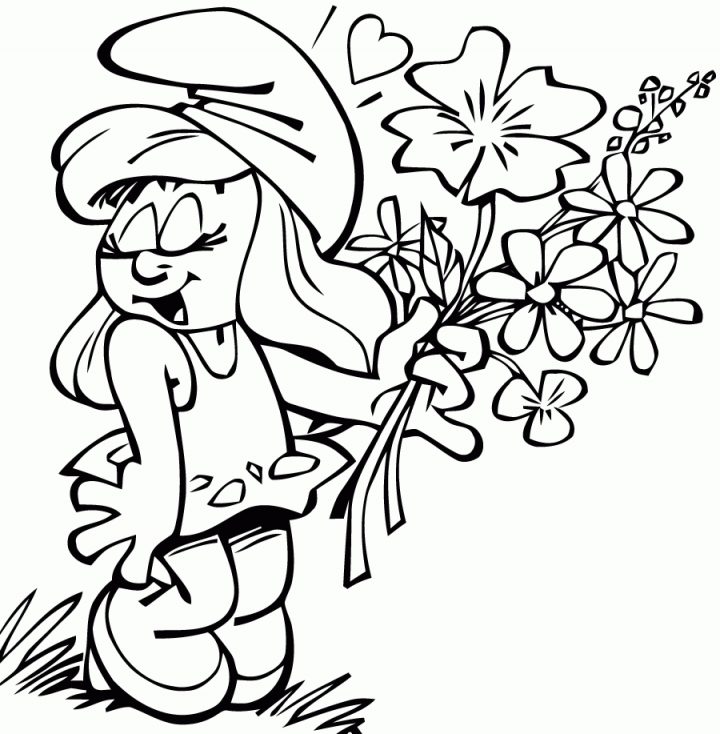 Coloriage Schtroumpfs – Coloriages Pour Enfants pour Schtroumpf À Colorier