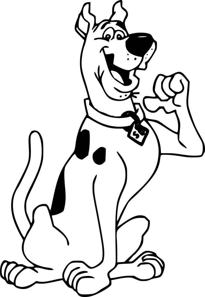 Coloriage Scooby Doo À Imprimer Sur Coloriages intérieur Scooby Doo À Colorier