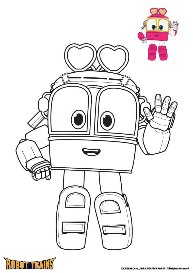 Coloriage Selly – Coloriage Robot Trains – Coloriages dedans Coloriage Robot À Imprimer