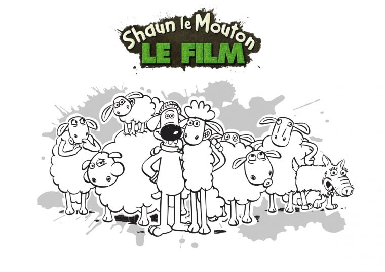 Coloriage Shaun Et Ses Amis – Momes encequiconcerne Photo De Mouton A Imprimer