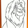 Coloriage Simba Le Nouveau Roi De La Jungle à Dessin Walt Disney À Imprimer