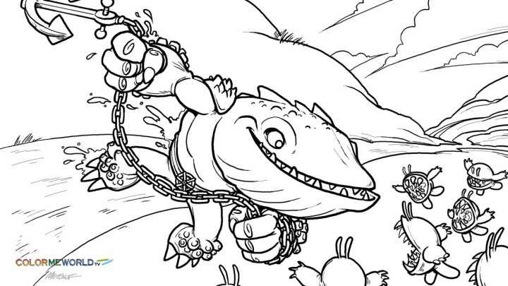 Coloriage Skylanders – Les Beaux Dessins De Dessin Animé À encequiconcerne Dessin De Skylanders