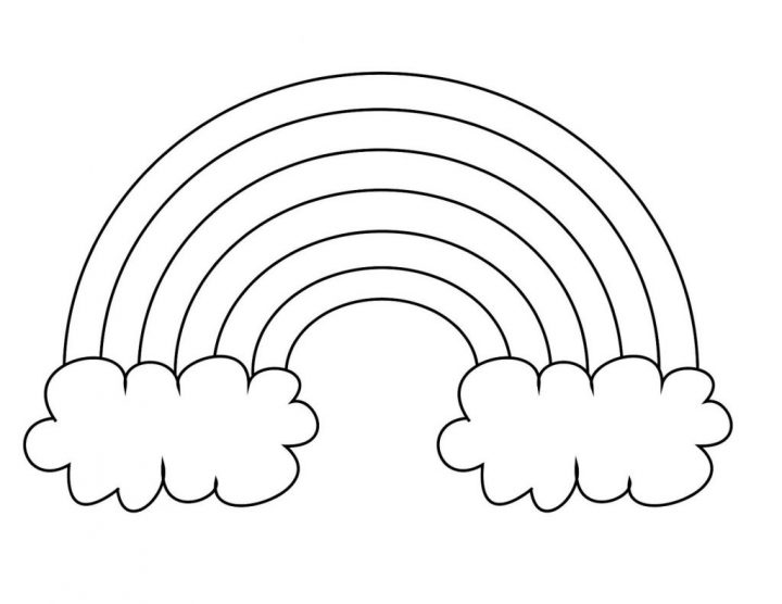 Coloriage Soleil Arc En Ciel – Kids-Ausmalbildertv destiné Arc En Ciel A Colorier