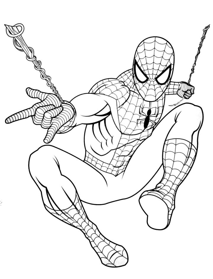 Coloriage Spiderman Gratuit À Colorier – Dessin À Imprimer encequiconcerne Masque Spiderman A Imprimer