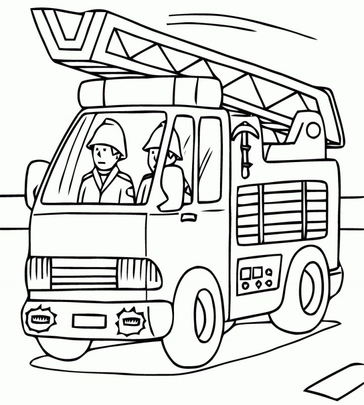 Coloriage Sur Laguerche | Coloriage Camion, Coloriage concernant Dessin De Pompier À Imprimer