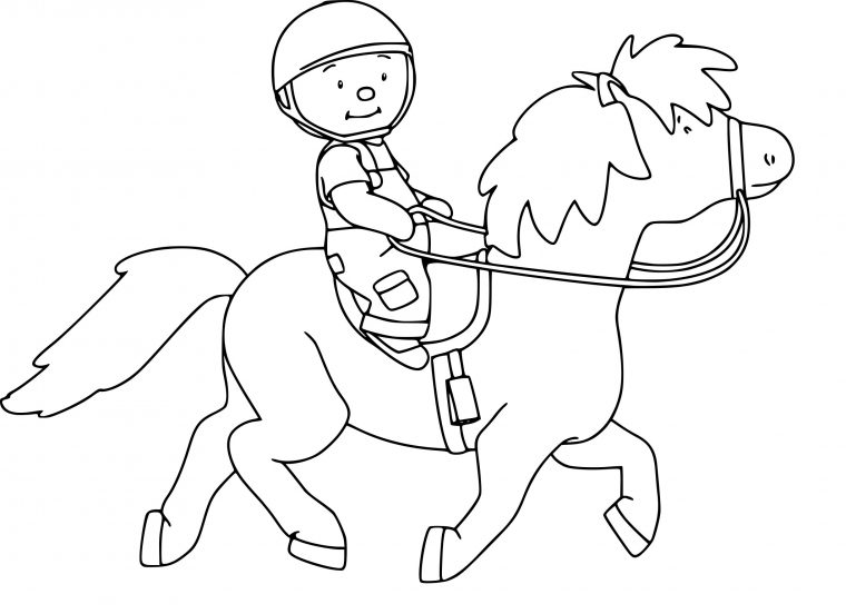 Coloriage Tchoupi Sur Un Poney À Imprimer Sur Coloriages avec Coloriage De Tchoupi Et Doudou