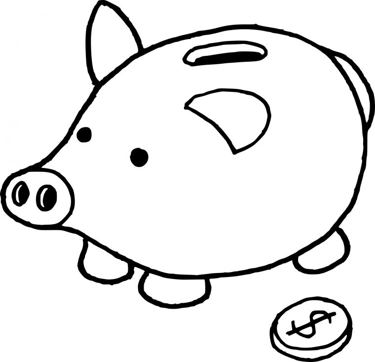 Coloriage Tirelire Dessin À Imprimer Sur Coloriages Avec destiné Dessin Cochon A Colorier