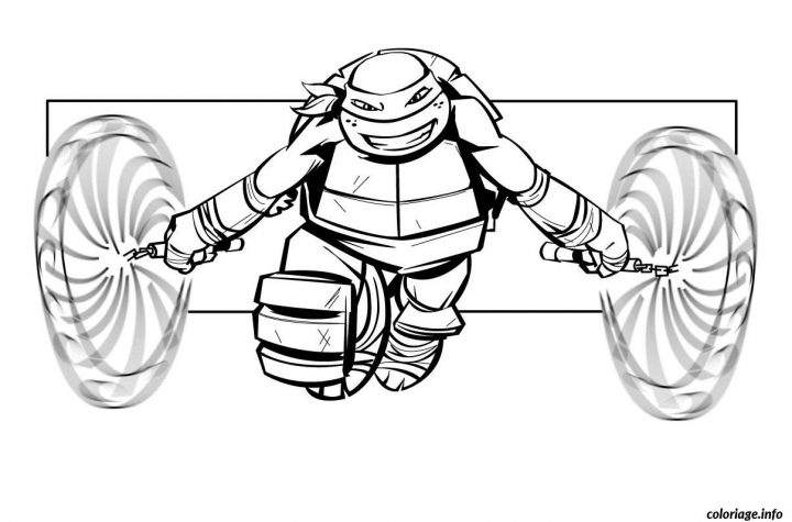 Coloriage Tortue Ninja 9 Dessin concernant Dessin De Tortue Ninja