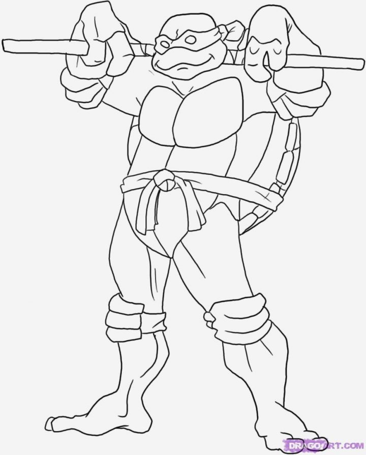 Coloriage Tortue Ninja À Imprimer Gratuit – Coloriages Gratuits à Dessin De Tortue Ninja