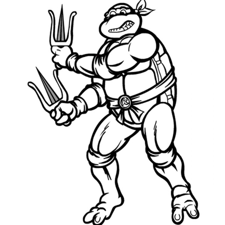 Coloriage Tortue Ninja En Ligne Gratuit À Imprimer dedans Dessin Tortue À Imprimer