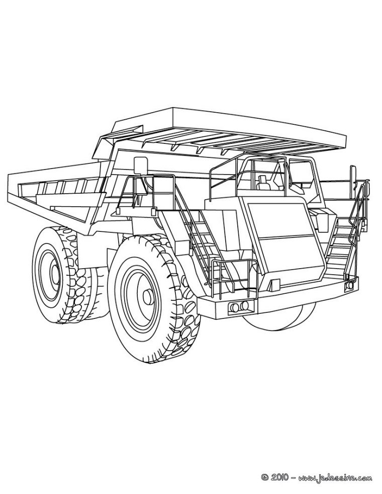 Coloriage Tracteur Avec Remorque tout Dessin De Tracteur À Colorier